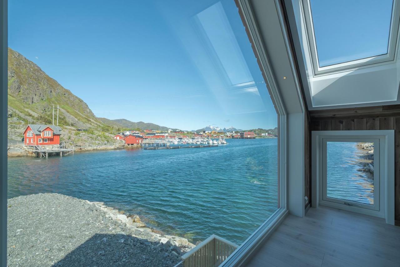 Seafront New Cabin In Lofoten Villa Ballstad Exterior photo